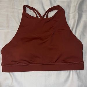 Lululemon Sports Bra size 8 burnt orange color
